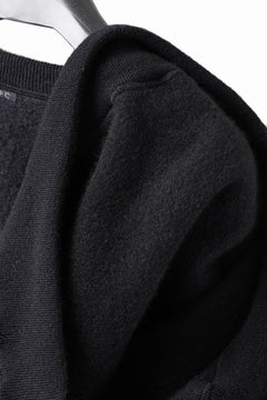 Load image into Gallery viewer, PORTER CLASSIC BABY ALPACA / CASHMERE DOUBLE FACE CREWNECK (BLACK)