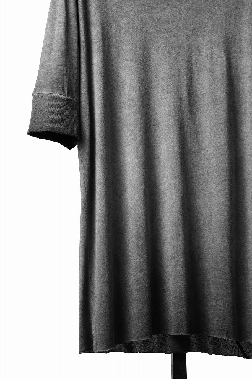 画像をギャラリービューアに読み込む, thom/krom ROUND NECK T-SHIRT / SLIM FIT (COLD DYE GREY)
