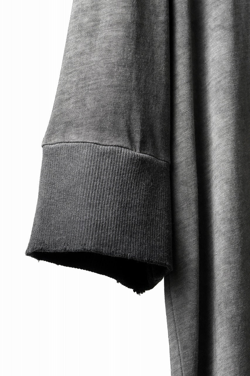 画像をギャラリービューアに読み込む, thom/krom ROUND NECK T-SHIRT / SLIM FIT (COLD DYE GREY)
