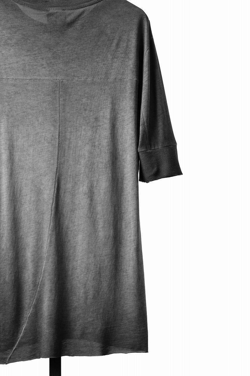 画像をギャラリービューアに読み込む, thom/krom ROUND NECK T-SHIRT / SLIM FIT (COLD DYE GREY)