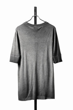 画像をギャラリービューアに読み込む, thom/krom ROUND NECK T-SHIRT / SLIM FIT (COLD DYE GREY)