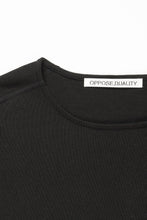 Load image into Gallery viewer, OPPOSE DUALITY ERGONOMIC LS T-SHIRTS / DRY COTTON JERSEY (BLACK)