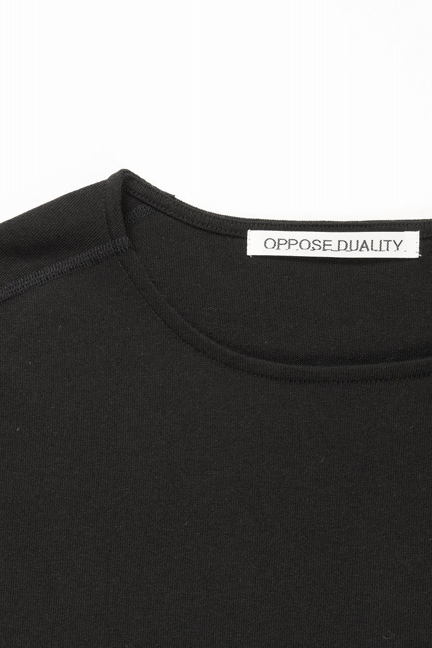 Load image into Gallery viewer, OPPOSE DUALITY ERGONOMIC LS T-SHIRTS / DRY COTTON JERSEY (BLACK)