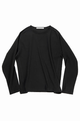 OPPOSE DUALITY ERGONOMIC LS T-SHIRTS / DRY COTTON JERSEY (BLACK)