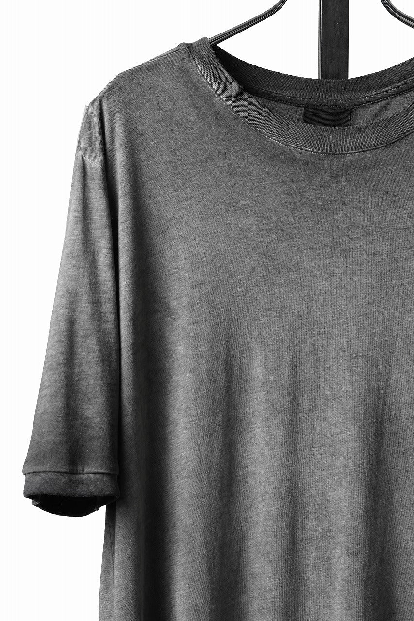 画像をギャラリービューアに読み込む, thom/krom OBJECT DYED T-SHIRT / SLIM FIT (COLD DYE GREY)
