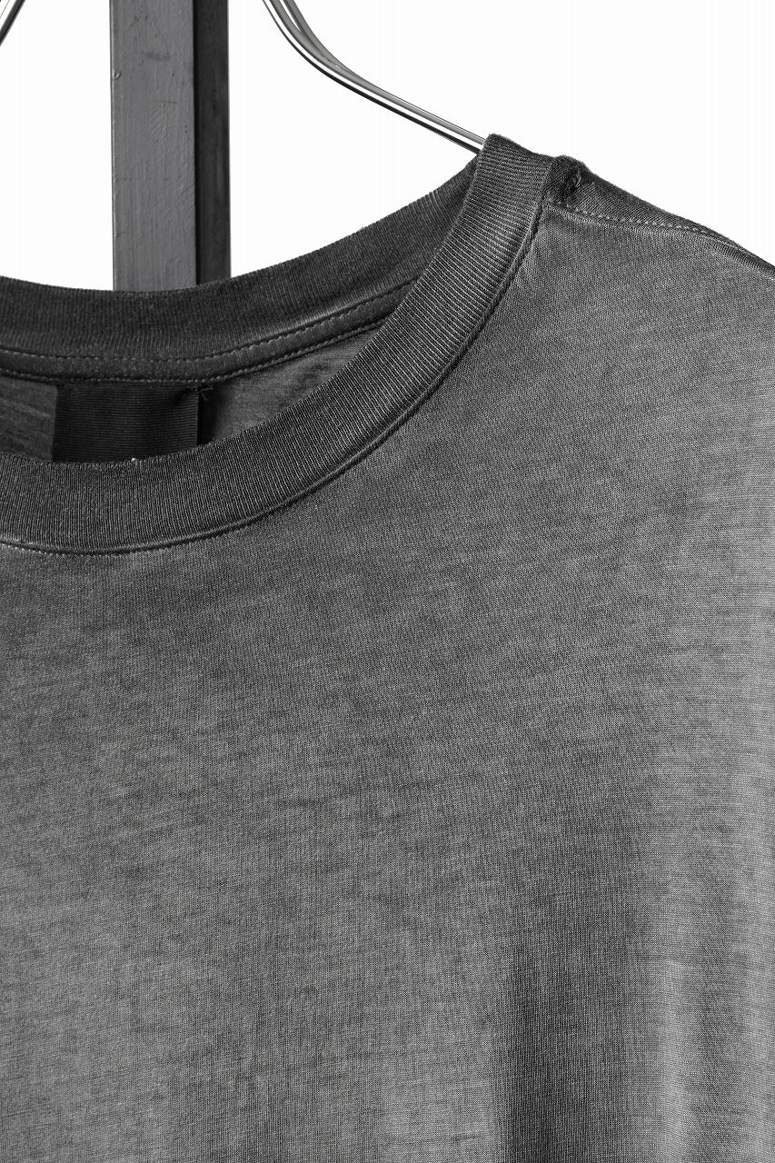 画像をギャラリービューアに読み込む, thom/krom OBJECT DYED T-SHIRT / SLIM FIT (COLD DYE GREY)