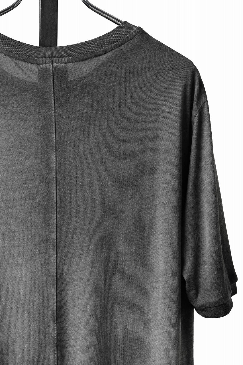 画像をギャラリービューアに読み込む, thom/krom OBJECT DYED T-SHIRT / SLIM FIT (COLD DYE GREY)