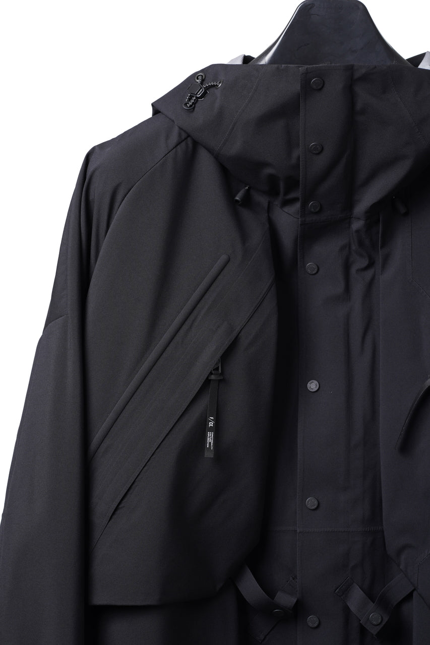 画像をギャラリービューアに読み込む, F/CE. PERTEX WATERPROOF LAYERING SHELL 2.0 (BLACK)