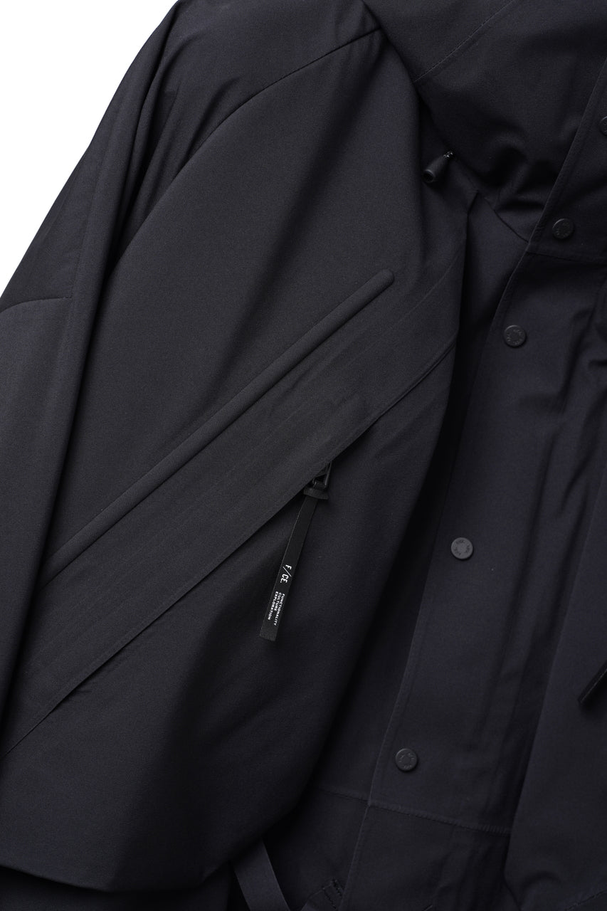 画像をギャラリービューアに読み込む, F/CE. PERTEX WATERPROOF LAYERING SHELL 2.0 (BLACK)