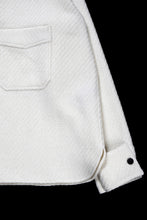Load image into Gallery viewer, N/07 OPEN COLLAR L/S SHIRT / FRENCH CARZE (WHITE)