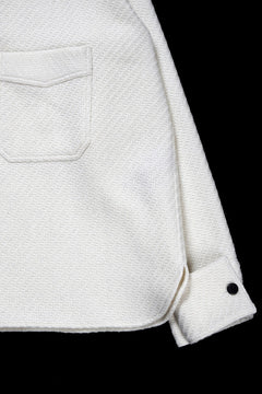 Load image into Gallery viewer, N/07 OPEN COLLAR L/S SHIRT / FRENCH CARZE (WHITE)