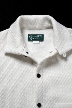 Load image into Gallery viewer, N/07 OPEN COLLAR L/S SHIRT / FRENCH CARZE (WHITE)