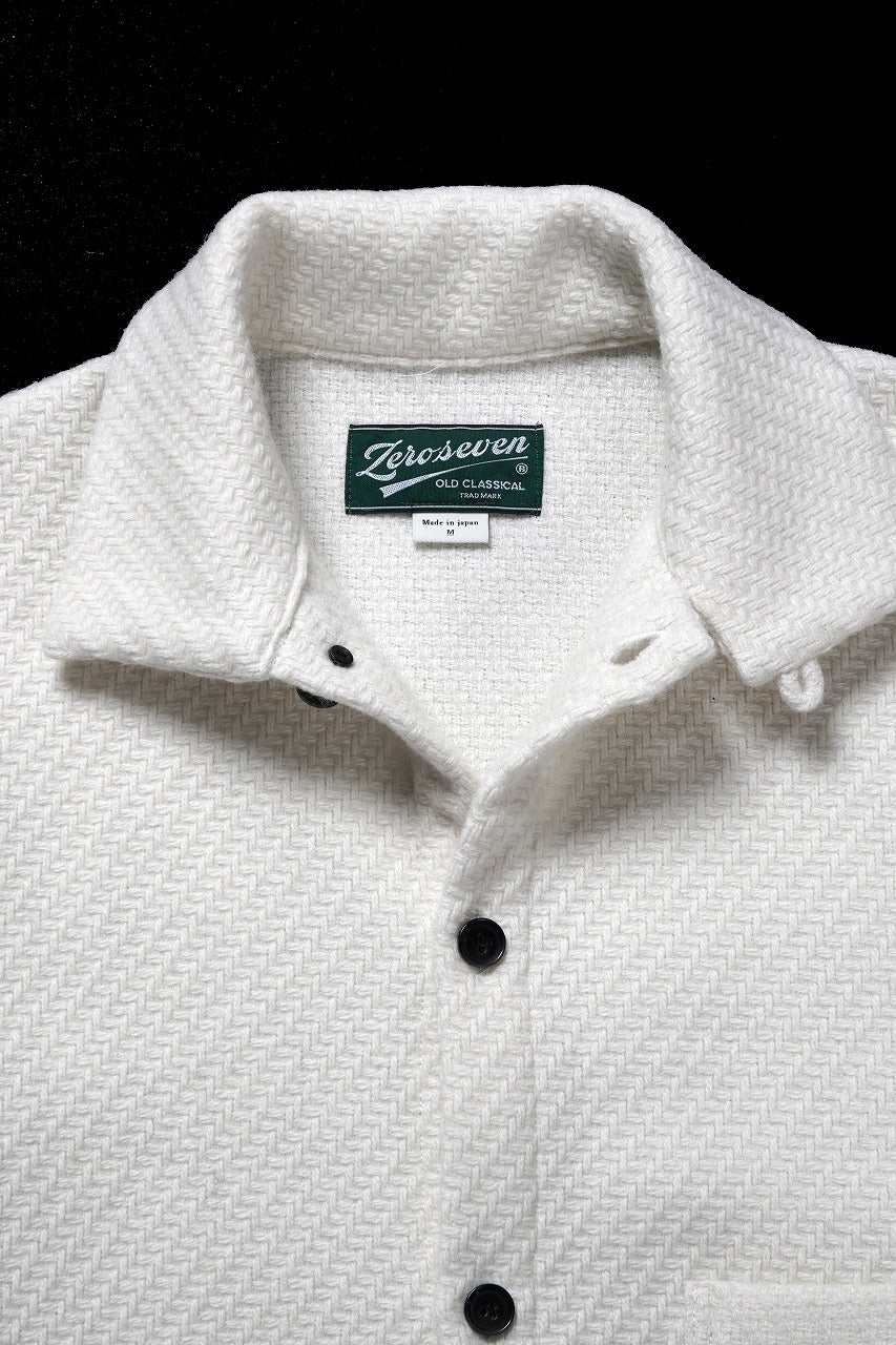 Load image into Gallery viewer, N/07 OPEN COLLAR L/S SHIRT / FRENCH CARZE (WHITE)