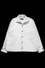 Load image into Gallery viewer, N/07 OPEN COLLAR L/S SHIRT / FRENCH CARZE (WHITE)