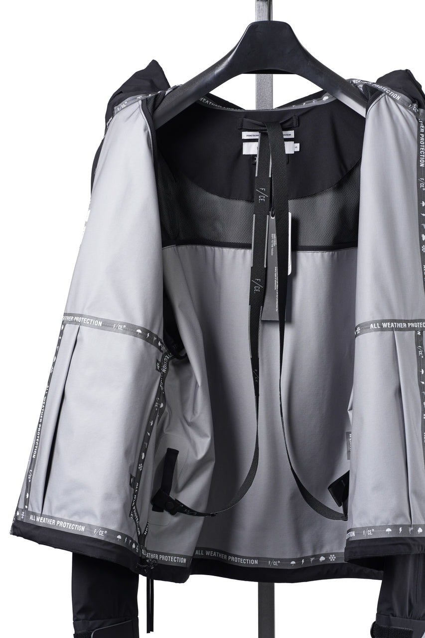 画像をギャラリービューアに読み込む, F/CE. PERTEX WATERPROOF LAYERING SHELL 2.0 (BLACK)