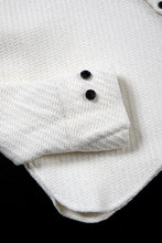 Load image into Gallery viewer, N/07 OPEN COLLAR L/S SHIRT / FRENCH CARZE (WHITE)