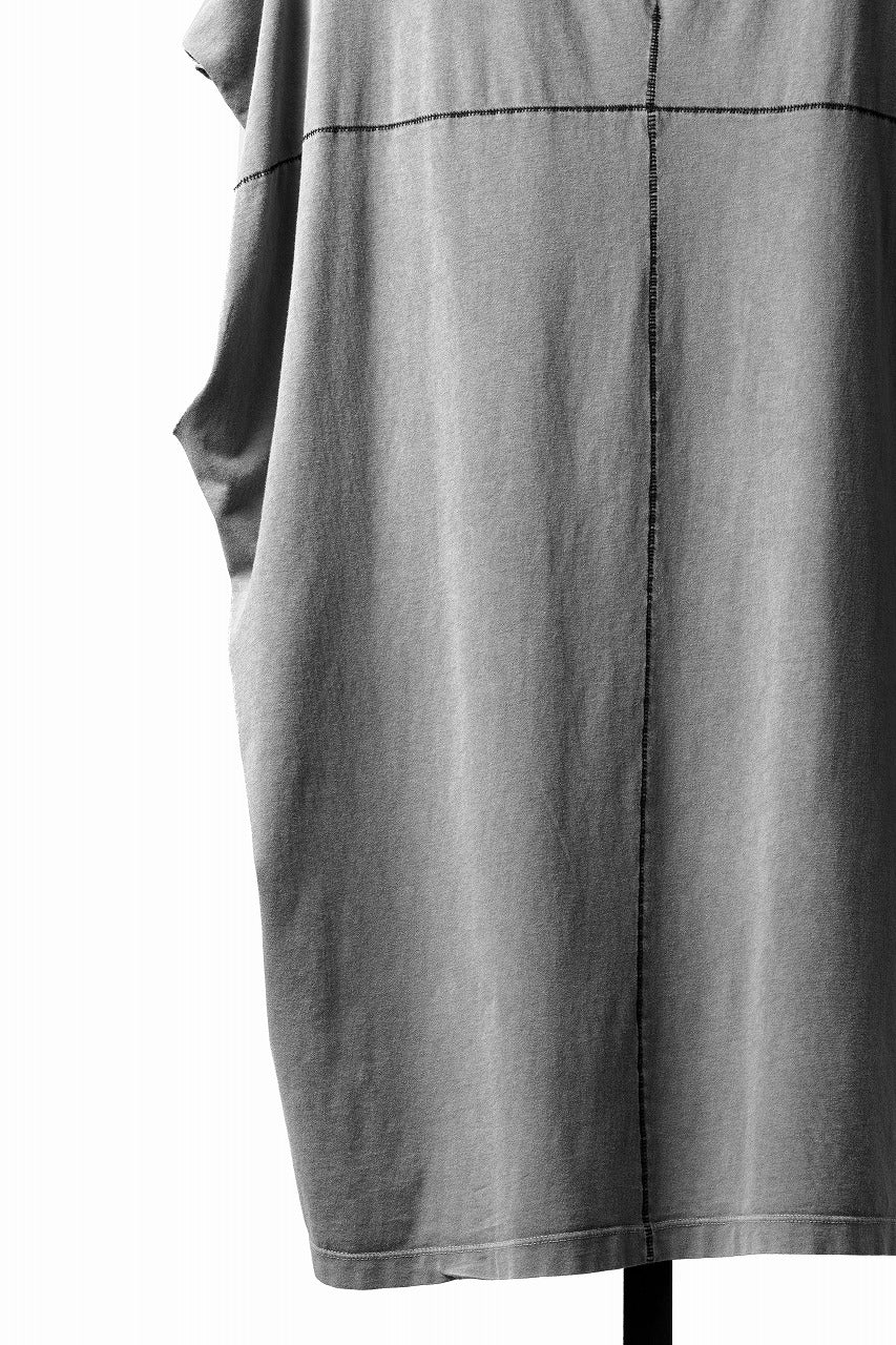 Load image into Gallery viewer, thom/krom FRENCH SLEEVE T-SHIRT / OVERSIZED FIT (DARK USED GREY)
