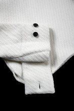 Load image into Gallery viewer, N/07 OPEN COLLAR L/S SHIRT / FRENCH CARZE (WHITE)