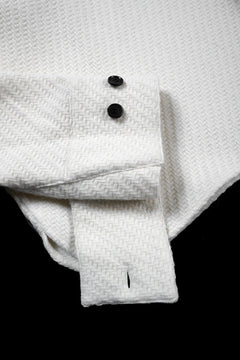 Load image into Gallery viewer, N/07 OPEN COLLAR L/S SHIRT / FRENCH CARZE (WHITE)