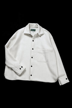 Load image into Gallery viewer, N/07 OPEN COLLAR L/S SHIRT / FRENCH CARZE (WHITE)