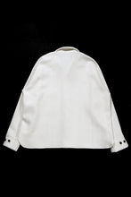Load image into Gallery viewer, N/07 OPEN COLLAR L/S SHIRT / FRENCH CARZE (WHITE)