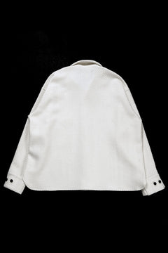 Load image into Gallery viewer, N/07 OPEN COLLAR L/S SHIRT / FRENCH CARZE (WHITE)