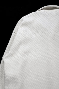 Load image into Gallery viewer, N/07 OPEN COLLAR L/S SHIRT / FRENCH CARZE (WHITE)