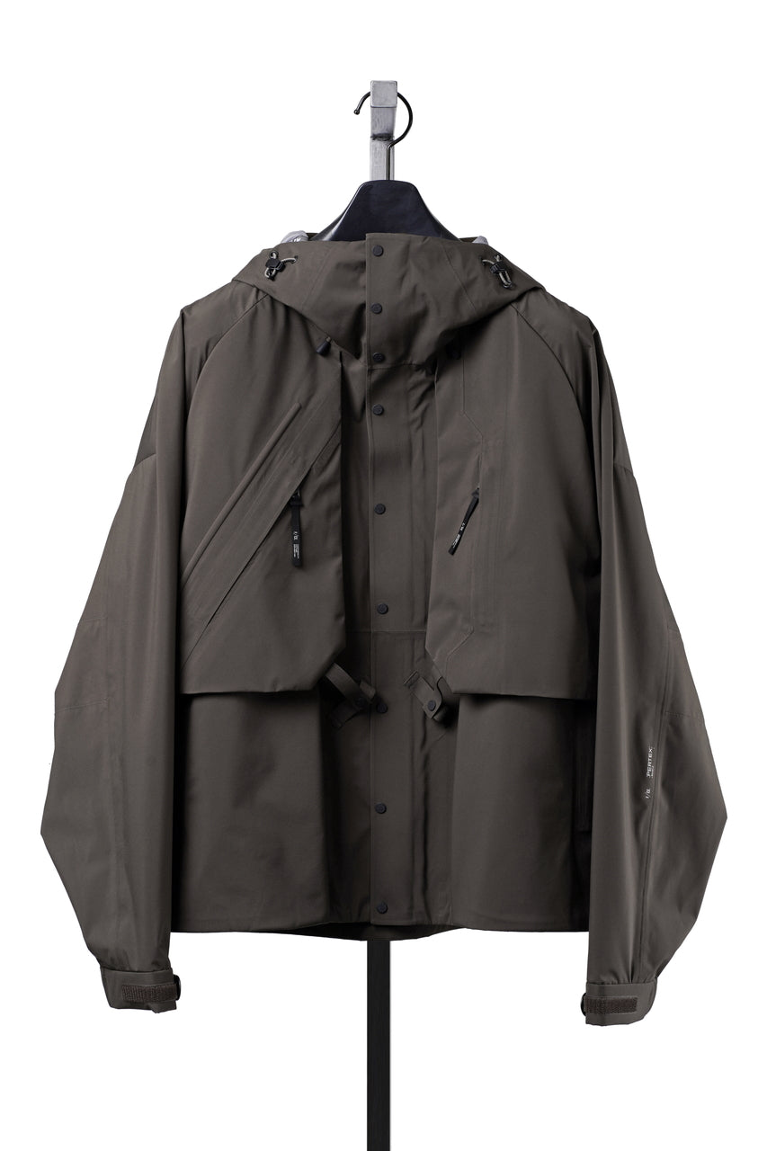 画像をギャラリービューアに読み込む, F/CE. PERTEX WATERPROOF LAYERING SHELL 2.0 (BROWN)