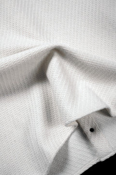 Load image into Gallery viewer, N/07 OPEN COLLAR L/S SHIRT / FRENCH CARZE (WHITE)