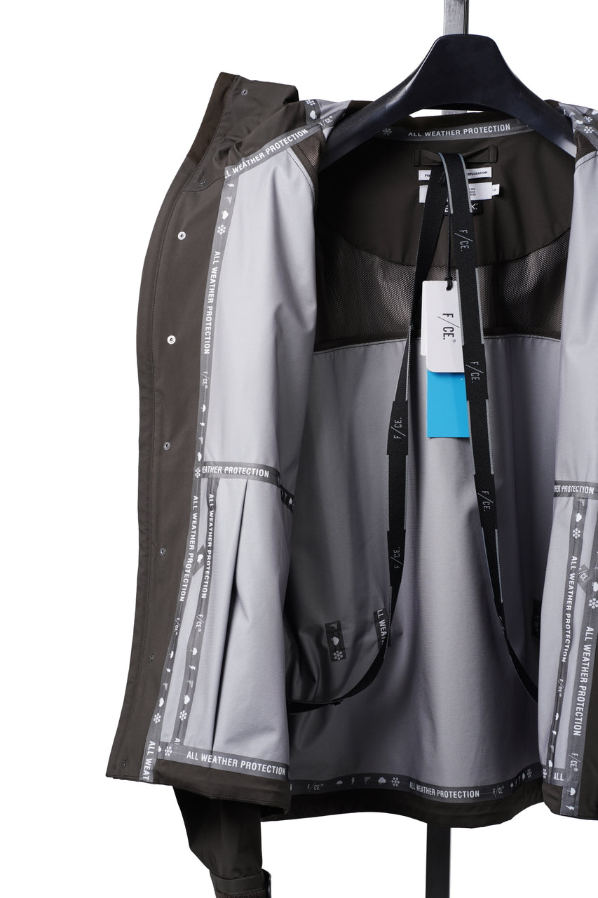 画像をギャラリービューアに読み込む, F/CE. PERTEX WATERPROOF LAYERING SHELL 2.0 (BROWN)