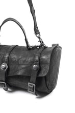 Load image into Gallery viewer, ISAMU KATAYAMA BACKLASH ITALY SHOULDER GARMENT-DYED BACKPACK (BLACK)