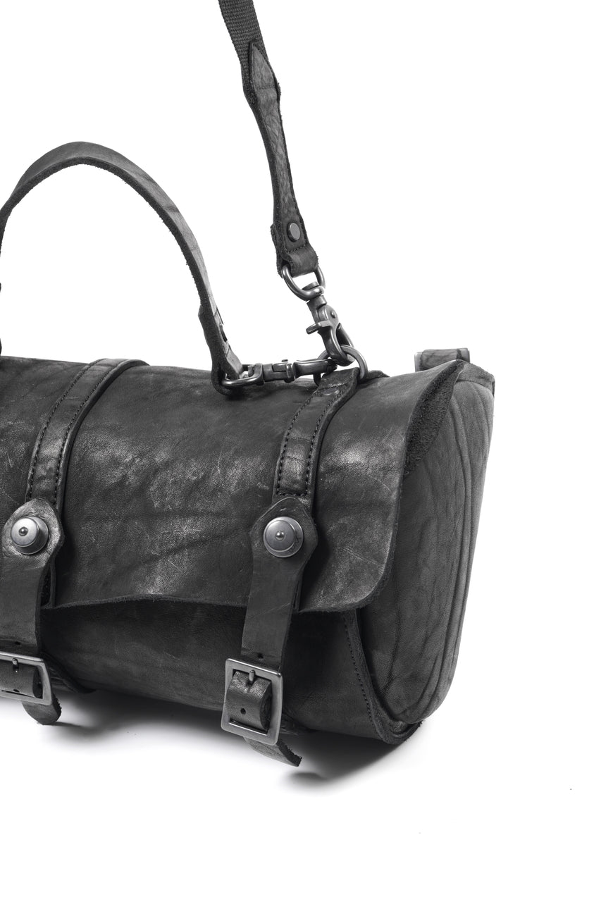 Load image into Gallery viewer, ISAMU KATAYAMA BACKLASH ITALY SHOULDER GARMENT-DYED BACKPACK (BLACK)