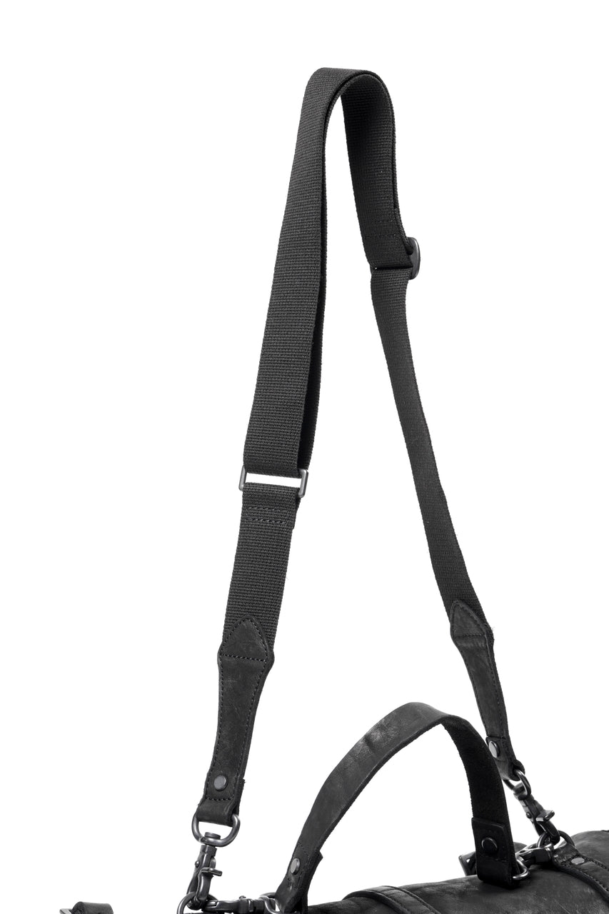 Load image into Gallery viewer, ISAMU KATAYAMA BACKLASH ITALY SHOULDER GARMENT-DYED BACKPACK (BLACK)