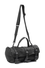 Load image into Gallery viewer, ISAMU KATAYAMA BACKLASH ITALY SHOULDER GARMENT-DYED BACKPACK (BLACK)