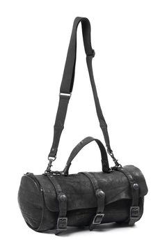 Load image into Gallery viewer, ISAMU KATAYAMA BACKLASH ITALY SHOULDER GARMENT-DYED BACKPACK (BLACK)