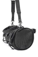 Load image into Gallery viewer, ISAMU KATAYAMA BACKLASH ITALY SHOULDER GARMENT-DYED BACKPACK (BLACK)