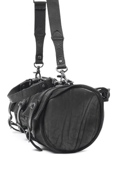Load image into Gallery viewer, ISAMU KATAYAMA BACKLASH ITALY SHOULDER GARMENT-DYED BACKPACK (BLACK)