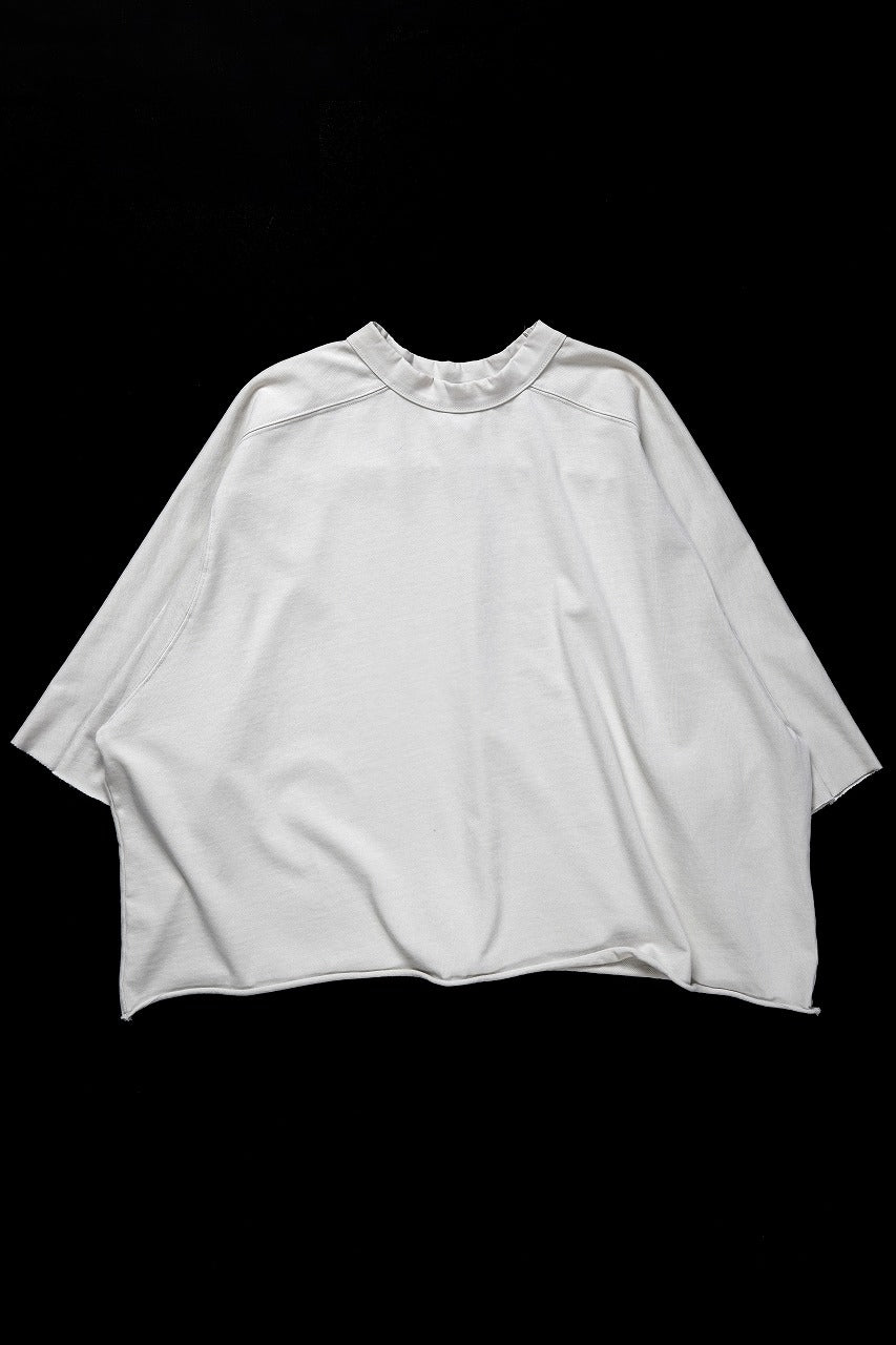 entire studios HEAVY HALF SLEEVE TEE (RICE)