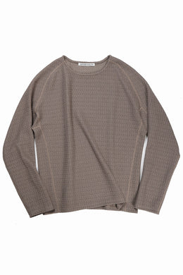 OPPOSE DUALITY ERGONOMIC LS T-SHIRTS / RUSSELL KNIT JERSEY (BEIGE)