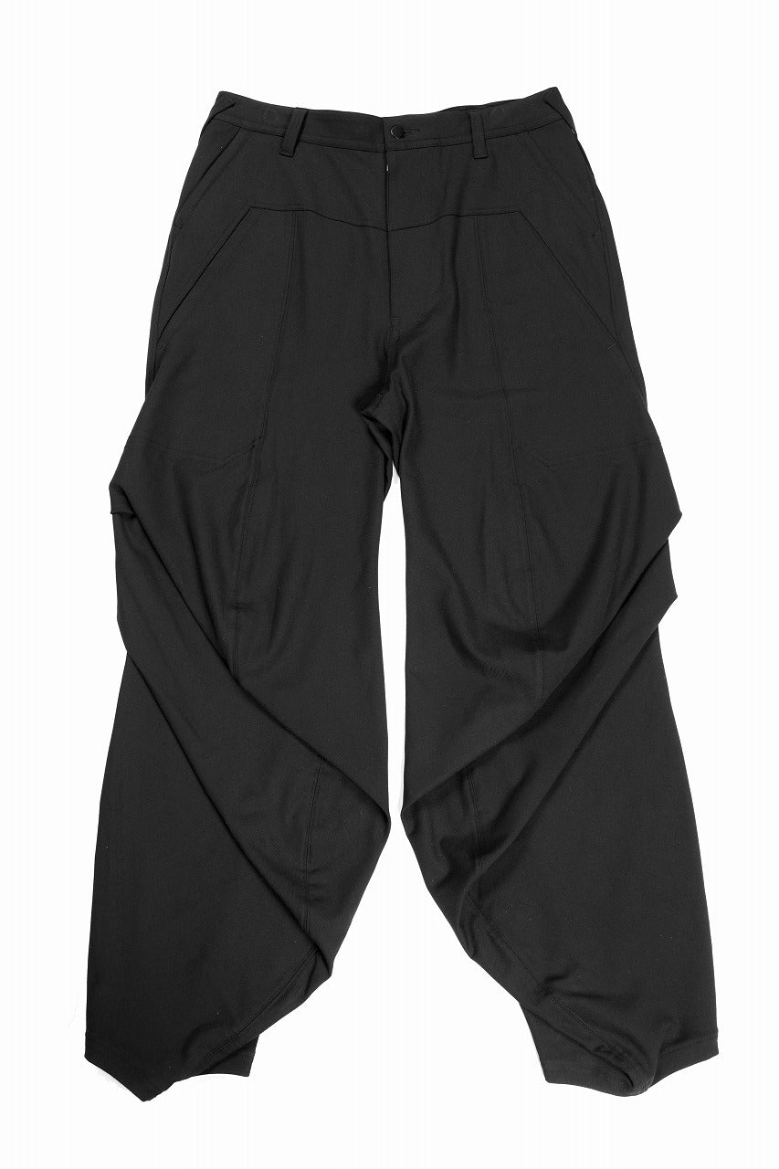 beauty : beast CROISSANT FLARE DOUBLE POCKET PANTS / SOLID VERSION