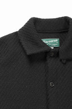 Load image into Gallery viewer, N/07 OPEN COLLAR L/S SHIRT / FRENCH CARZE (BLACK)