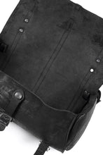 Load image into Gallery viewer, ISAMU KATAYAMA BACKLASH ITALY SHOULDER GARMENT-DYED BACKPACK (BLACK)