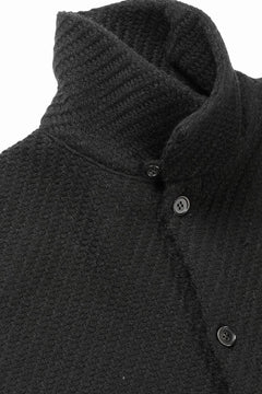 Load image into Gallery viewer, N/07 OPEN COLLAR L/S SHIRT / FRENCH CARZE (BLACK)