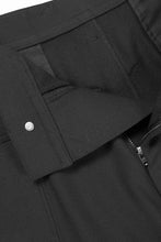 画像をギャラリービューアに読み込む, beauty : beast CROISSANT FLARE DOUBLE POCKET PANTS / SOLID VERSION (BLACK)