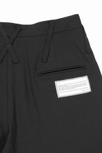 画像をギャラリービューアに読み込む, beauty : beast CROISSANT FLARE DOUBLE POCKET PANTS / SOLID VERSION (BLACK)