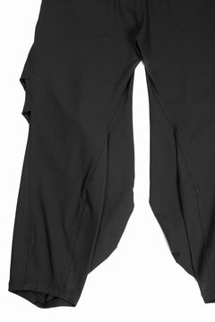 画像をギャラリービューアに読み込む, beauty : beast CROISSANT FLARE DOUBLE POCKET PANTS / SOLID VERSION (BLACK)