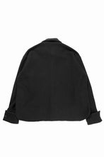 Load image into Gallery viewer, N/07 OPEN COLLAR L/S SHIRT / FRENCH CARZE (BLACK)