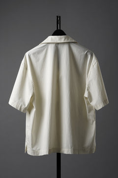 画像をギャラリービューアに読み込む, entire studios SS OPEN COLLAR SHIRT (OFF WHITE)