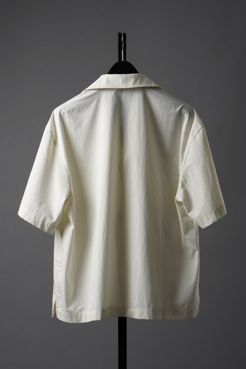 画像をギャラリービューアに読み込む, entire studios SS OPEN COLLAR SHIRT (OFF WHITE)