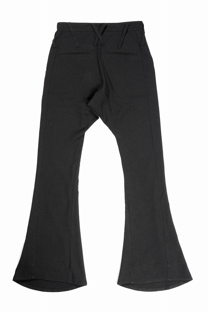 画像をギャラリービューアに読み込む, beauty : beast BLIND FLARE SKINNY SAROUEL PANTS (BLACK)